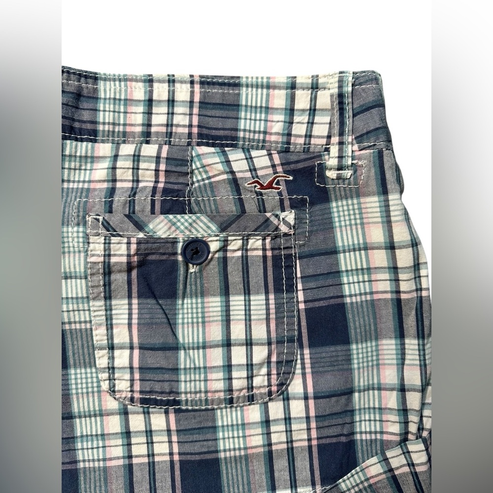 Women’s Y2K Hollister Plaid Shorts Size 7 Preppy - Picture 5 of 7